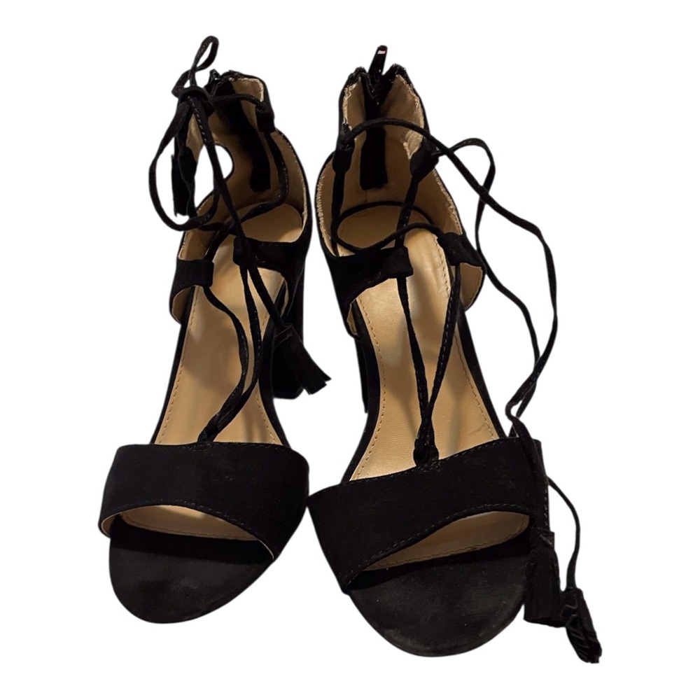 Apt.9 Women's Black Strappy Block Heels Sandal, 7.5M - Picture 3 of 10